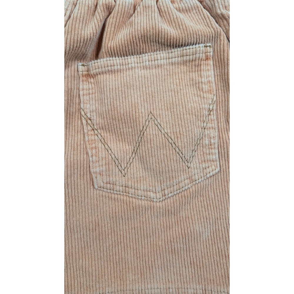 Billabong x Wrangler Womens Corduroy Shorts Peach High Waisted Size 28 - Picture 6 of 6